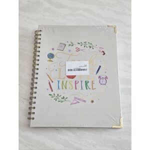 Teach Love Inspire Teacher Planner Spiral Notebook Journal